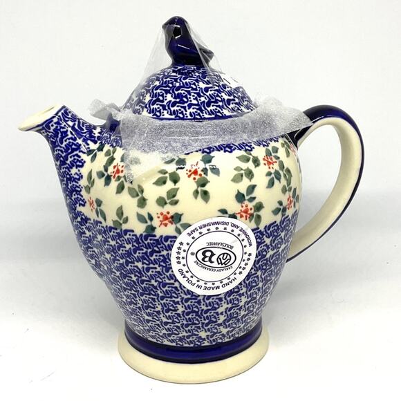 Polish Pottery Teapot Set from Zaklady Ceramiczne Boleslawiec - Picture 4 of 10